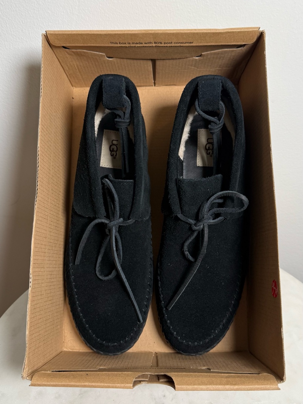 UGG Black Suede Chukka Boots